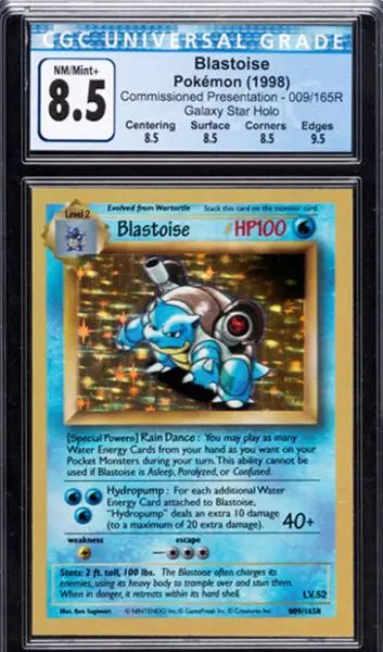 Blastoise Wizards of the Coast Presentation Galaxy Star Holo