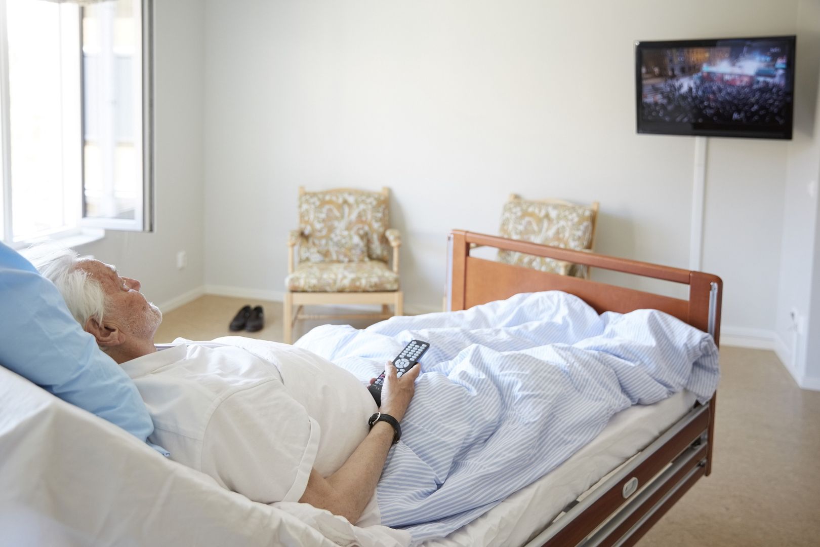 W jednym z poznańskich szpitali dyrekcja wyłączyła telewizory. Zdj. ilustracyjne  
