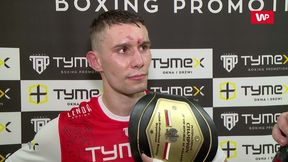 Damian Wrzesiński z pewnym zwycięstwem na Tymex Boxing Night. "Spokój najważniejszy. Bawiłem się"