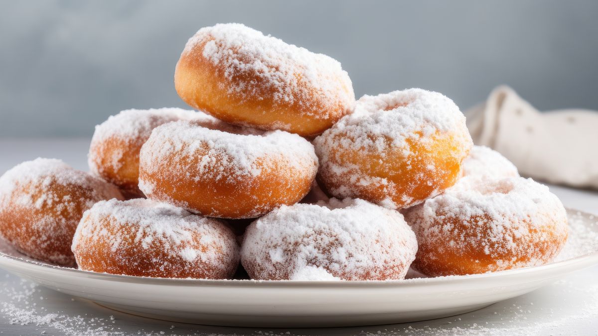 Smażone pączki z dodatkiem tartego warzywa