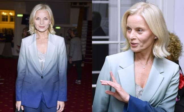 Elegancka Małgorzata Foremniak eksponuje ZGRABNĄ sylwetkę w garn