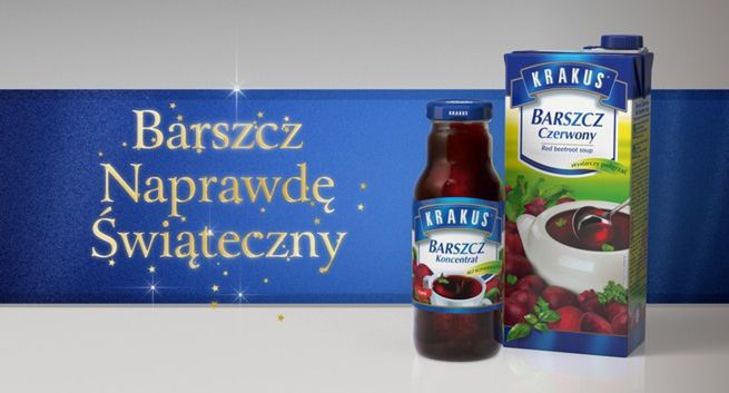 Barszcz naprawdę świąteczny w kampanii marki Krakus (wideo)