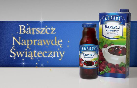 Barszcz naprawdę świąteczny w kampanii marki Krakus (wideo)