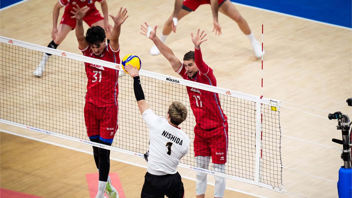 Materiały prasowe / FIVB / Mecz Ligi Narodów: Francja - Japonia