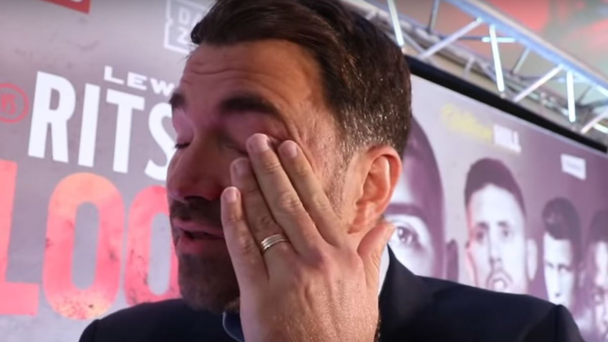 Eddie Hearn płacze, mówiąc o śmierci Patricka Daya