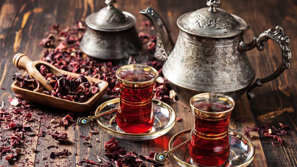 Herbata z hibiskusa (parzona)