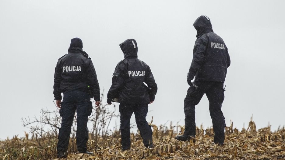 Policja w miejscu tragedii