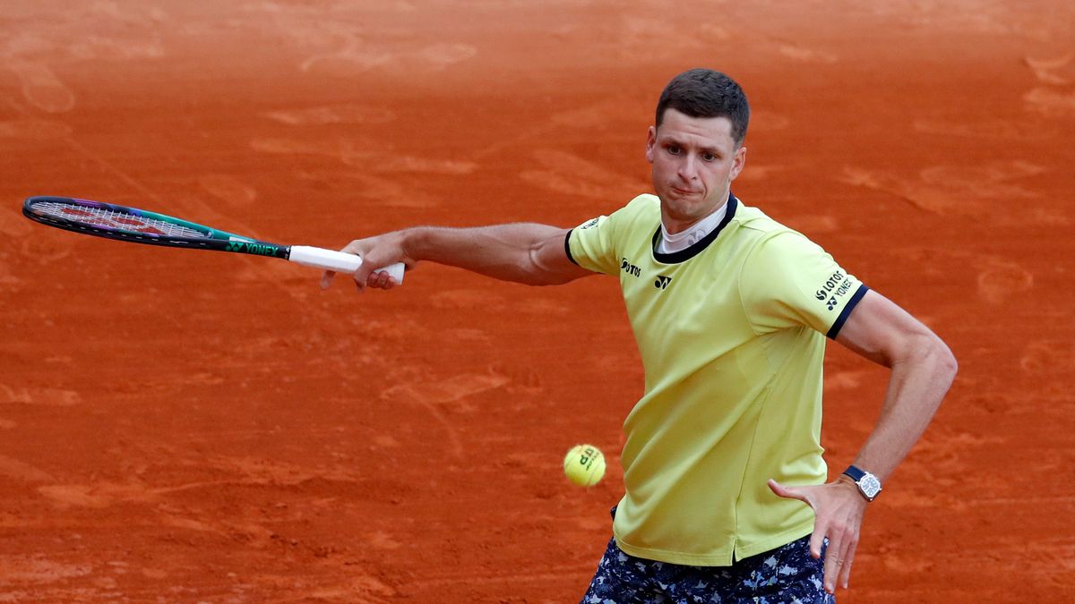 PAP/EPA / SEBASTIEN NOGIER / Na zdjęciu: Hubert Hurkacz