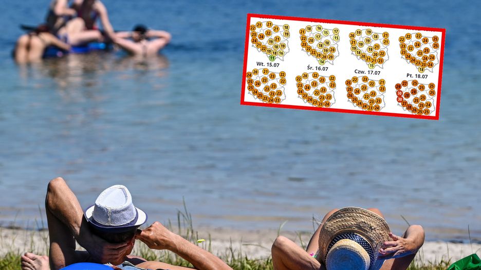 W drugiej połowie lipca znów czekają nas wysokie temperatury
