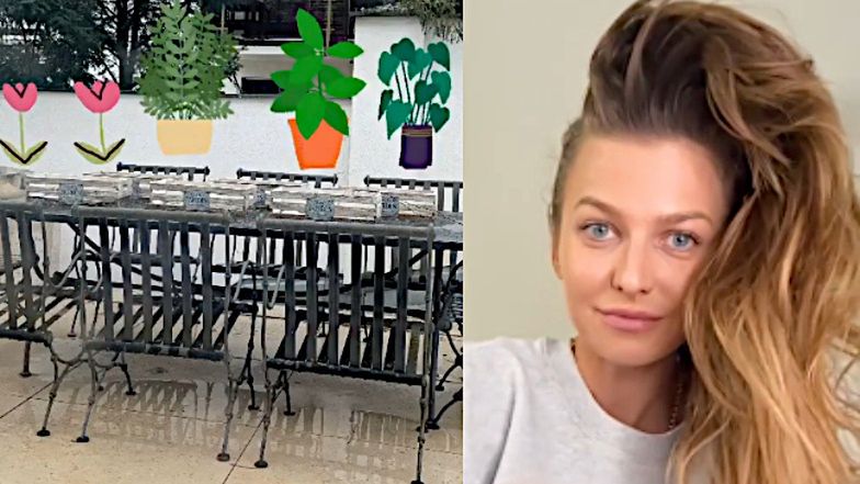 Anna Lewandowska szykuje się do uprawy ziół na tarasie