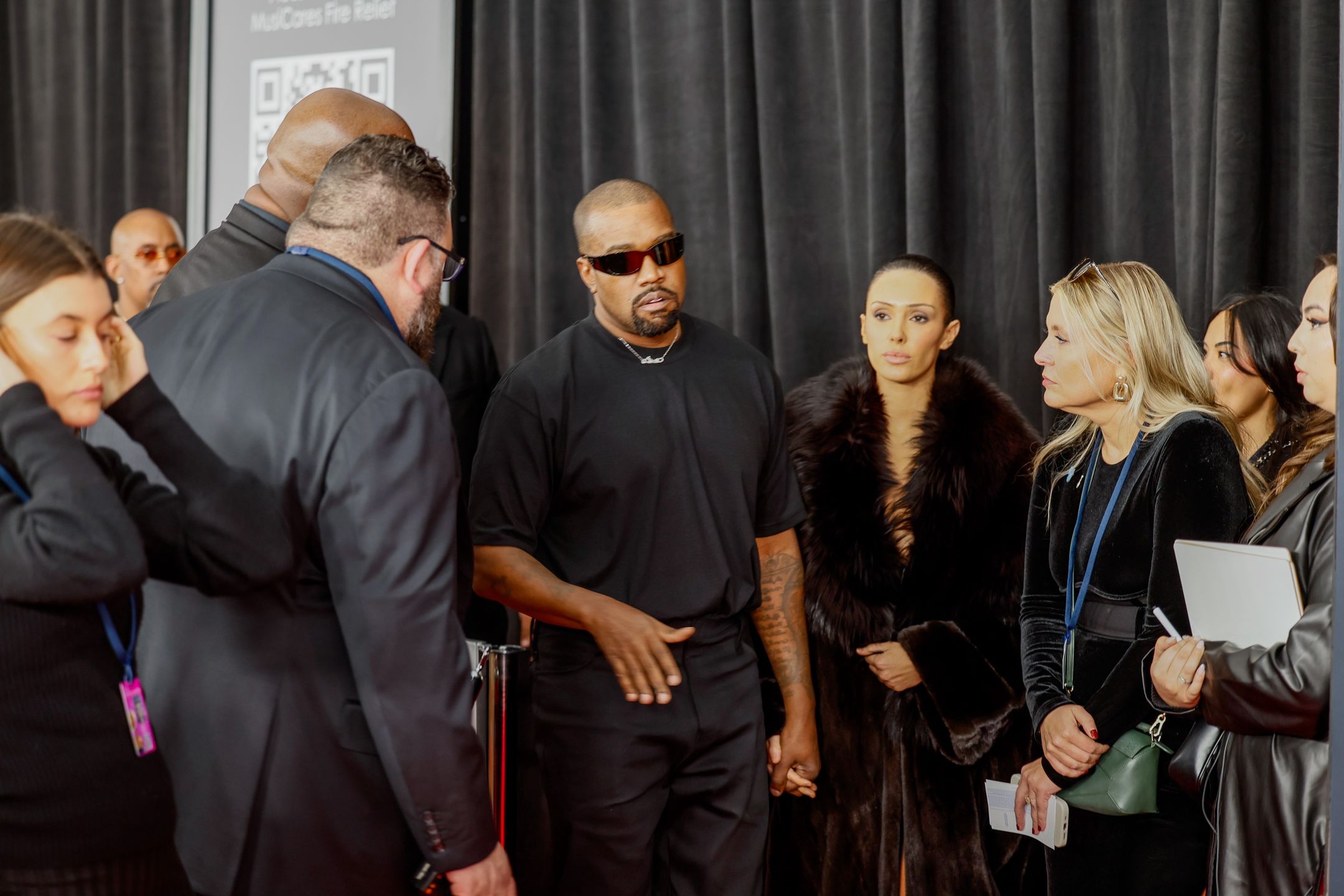 Grammy 2025. Kanye West i Bianca Censori