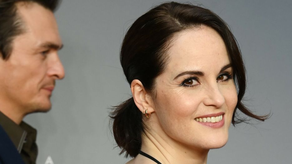 Michelle Dockery na premierze "Anatomii skandalu"