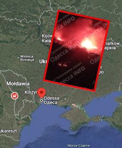 Masowy atak dronów na Odessę. Pożary i ranni