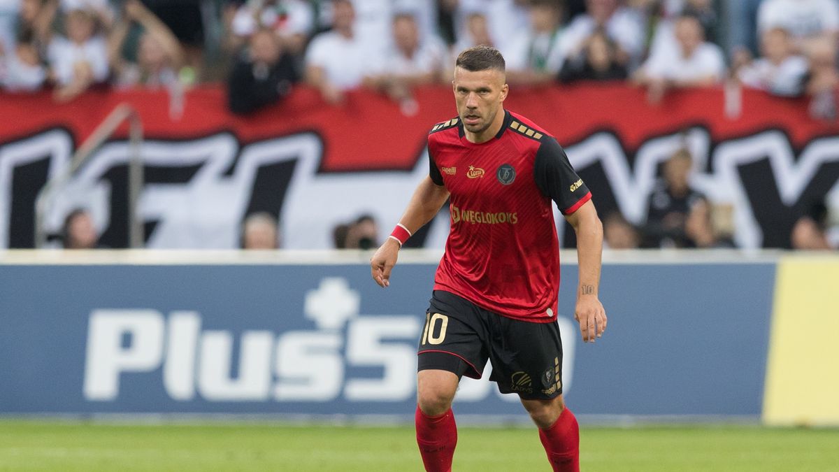 Legia Warsaw v Gornik Zabrze - PKO Ekstraklasa
Lukas Podolski  during Legia Warsaw vs Gornik Zabrze, PKO Ekstraklasa match, in Warsaw, Poland on September 24, 2023. (Photo by Foto Olimpik/NurPhoto via Getty Images)
NurPhoto
legia warsaw v gornik zabrze, nurphoto, pko ekstraklasa, person, athletic game, football, football player, player, outdoor, field, ball game, ball, footwear, forward, soccer-specific stadium