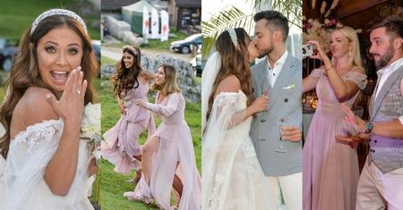 Tak wyglądał ślub Agnieszki Mrozińskiej: znani goście, sesje w plenerze, helikopter... (ZDJĘCIA)