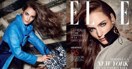 Zuzanna Bijoch na okładce rumuńskiego "Elle"