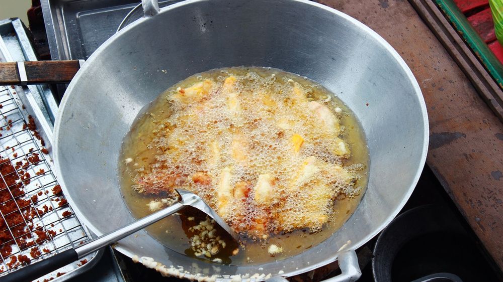 Rafinowany olej przemysłowy z soją do dań z woka i smażenia na patelni