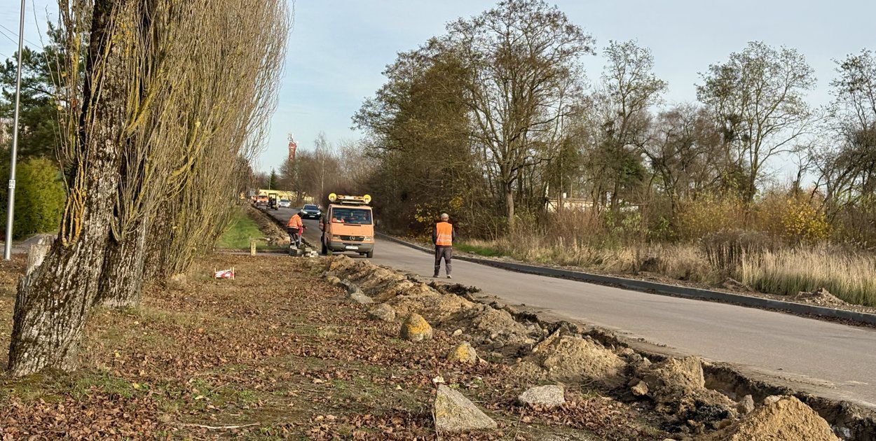 Szczecinek: Zniszczona droga znika z mapy. Finał prac jeszcze w grudniu