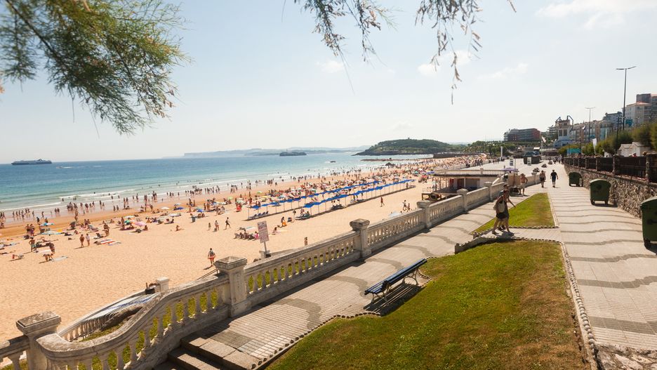 Plaża w Santander