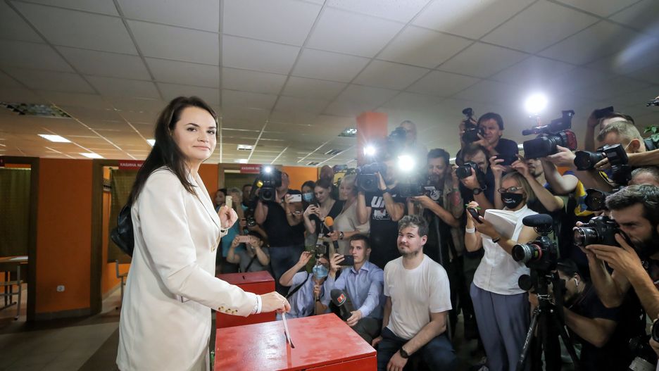 Wybory na Białorusi. Swiatłana Cichanouska największą rywalką Alaksandra Łukaszenki