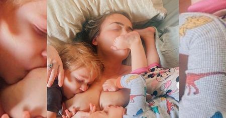 Znana "instamama" karmi piersią 4-letnią córkę.  "Wszystko jest z nią w porządku"