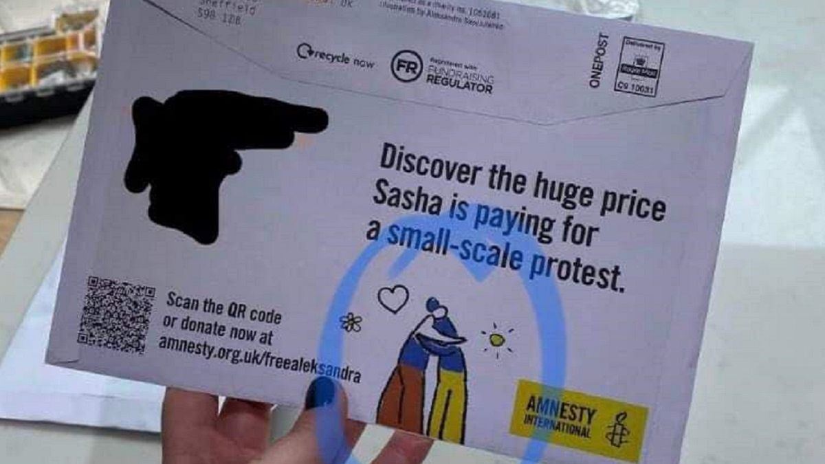 Tak wygląda koperta z Amnesty International 