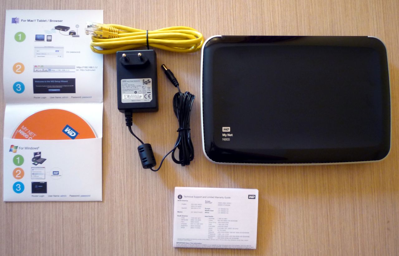 WD My Net N900 - unboxing