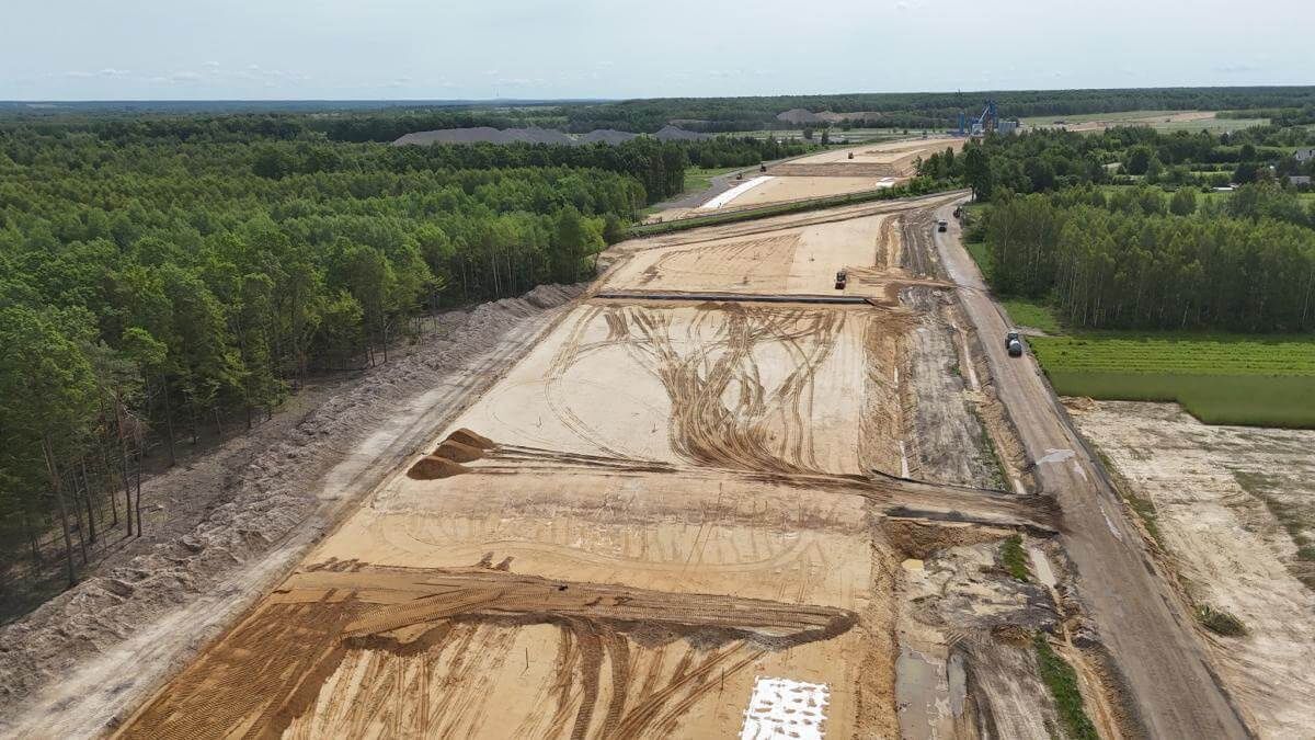 Postęp prac na budowie trasy S19 Lublin - Lubartów