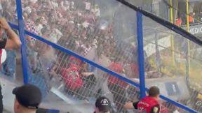 Fenerbahce - Górnik: Awantura na trybunach. Interwencja służb