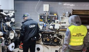 Zlikwidowali "fabrykę" papierosów. Towar warty ponad 12 mln zł