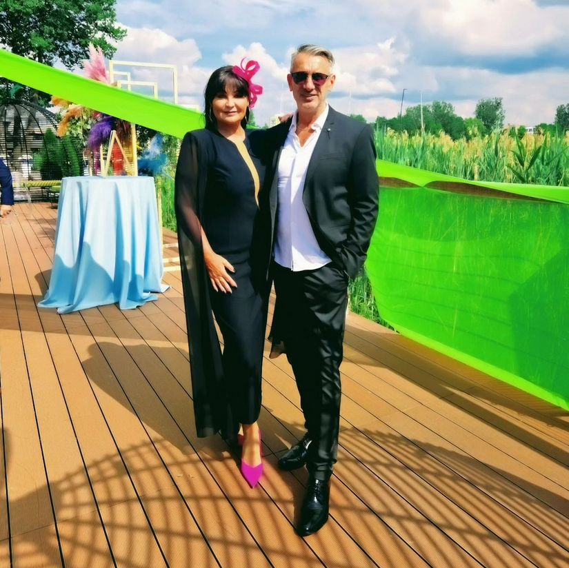 Iwona Pavlović na weselu