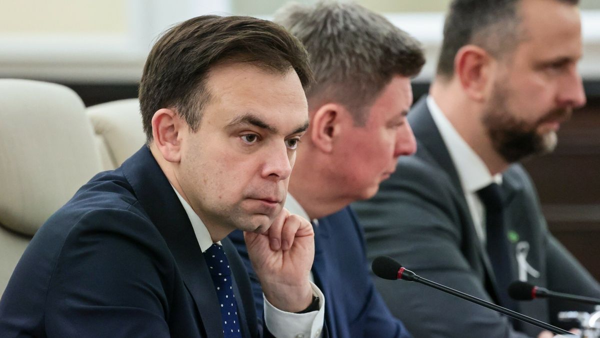 Minister finansów i gospodarki Andrzej Domański 