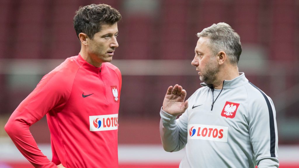 Getty Images / Foto Olimpik/NurPhoto / Na zdjęciu: Robert Lewandowski i Jerzy Brzęczek