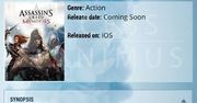 Nowy Assassin's Creed na iOS pozwoli nam pograć w karty