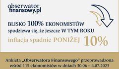 Inflacja spadnie poniżej 10 proc. Tego są pewni ekonomiści