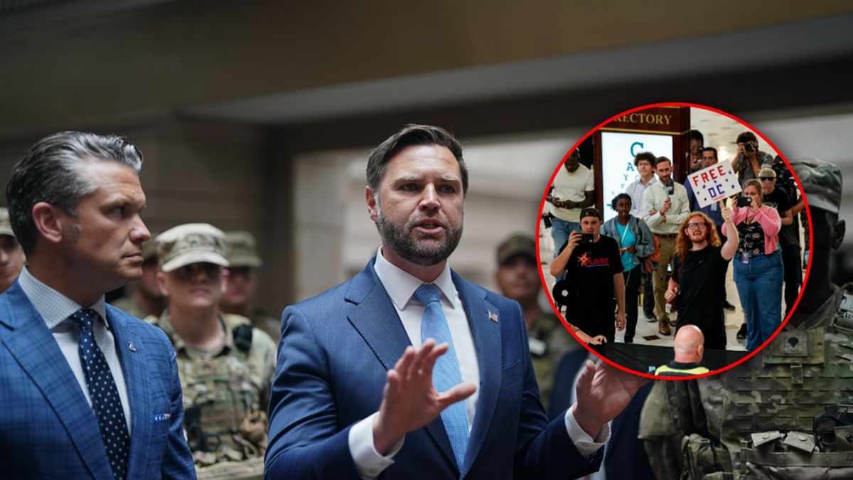 J.D. Vance spotkał się z krytyką mieszkańców na dworcu.