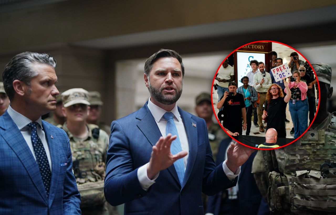 J.D. Vance pojawił się na dworcu. Został wygwizdany