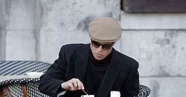 Brad Pitt na planie filmu
