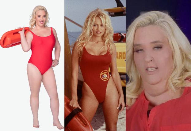 Mama June PRAWIE jak Pamela Anderson w sesji a'la "Słoneczny Patrol"!