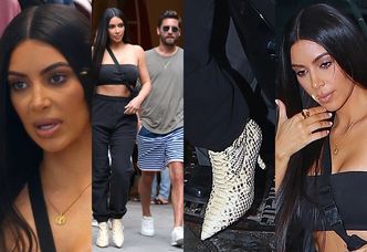 Kim Kardashian i Scott Disick zabrali fotografów na zakupy (ZDJĘCIA)
