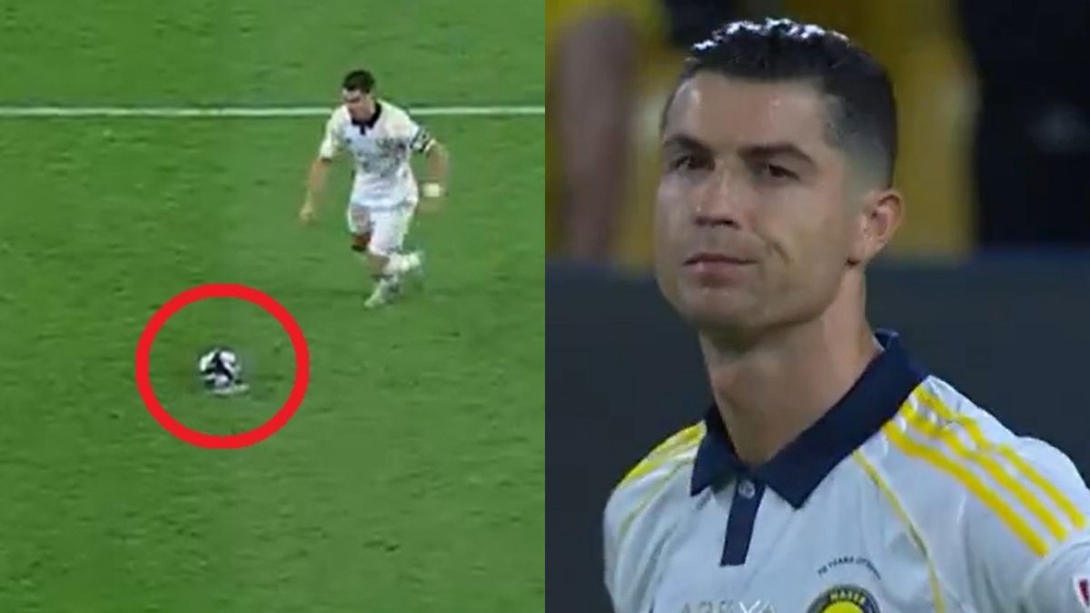 Twitter / polsatsport / Na zdjęciu: Cristiano Ronaldo nie wykorzystał rzutu karnego