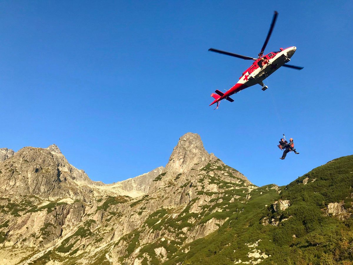 Wypadek turystów z Polski w słowackich Tatrach. 12 godzin akcji ratunkowej