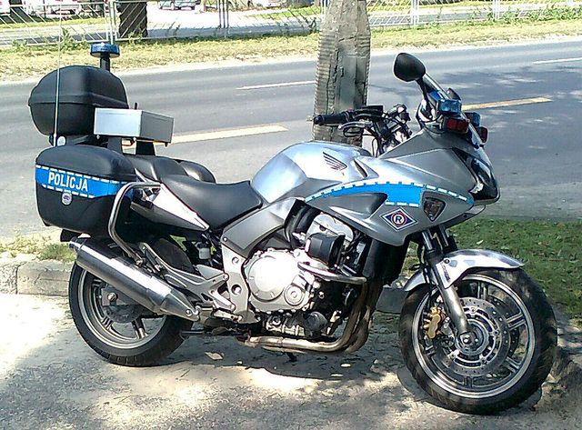 Wypadek z udziałem motocyklisty