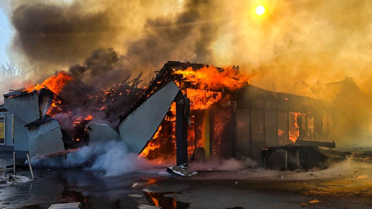 Pożar w Polkowicach