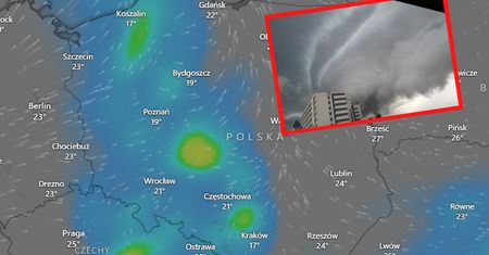 Potężne burze. Grad, powalone drzewa, zalane ulice