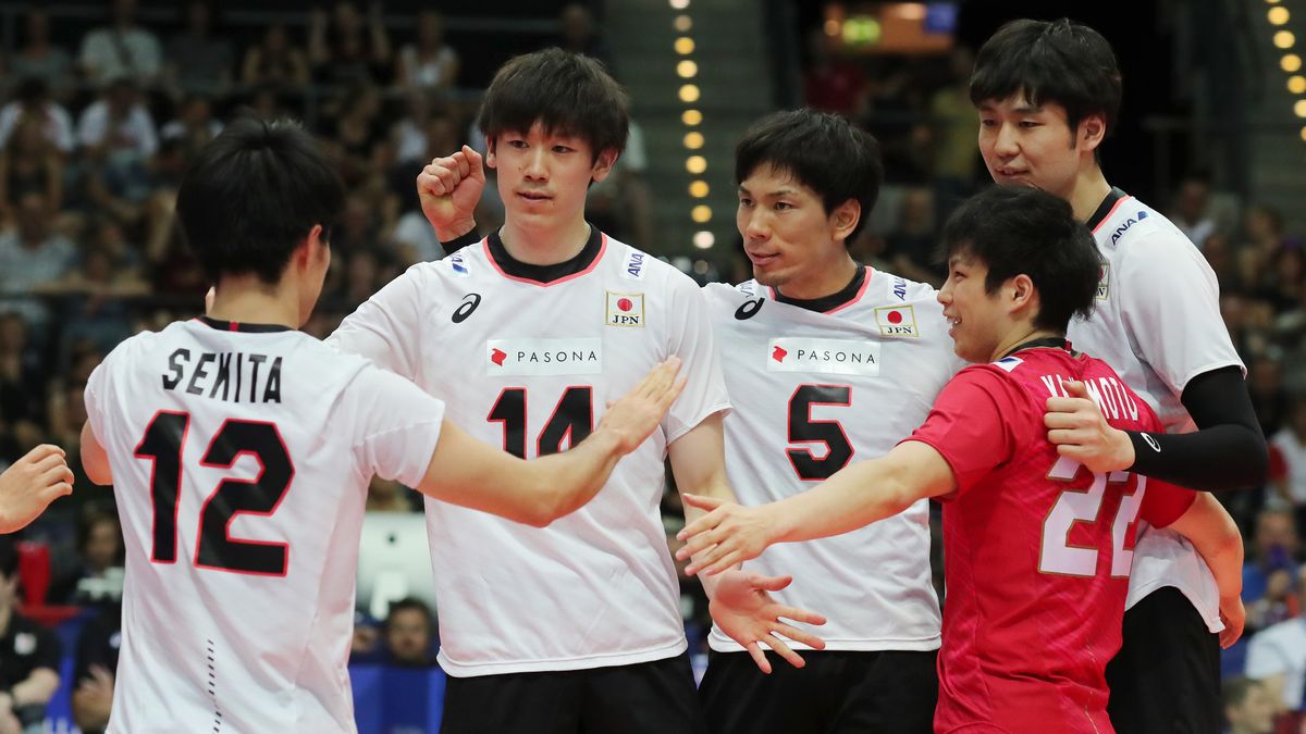 Materiały prasowe / FIVB / Na zdjęciu: siatkarze reprezentacji Japonii