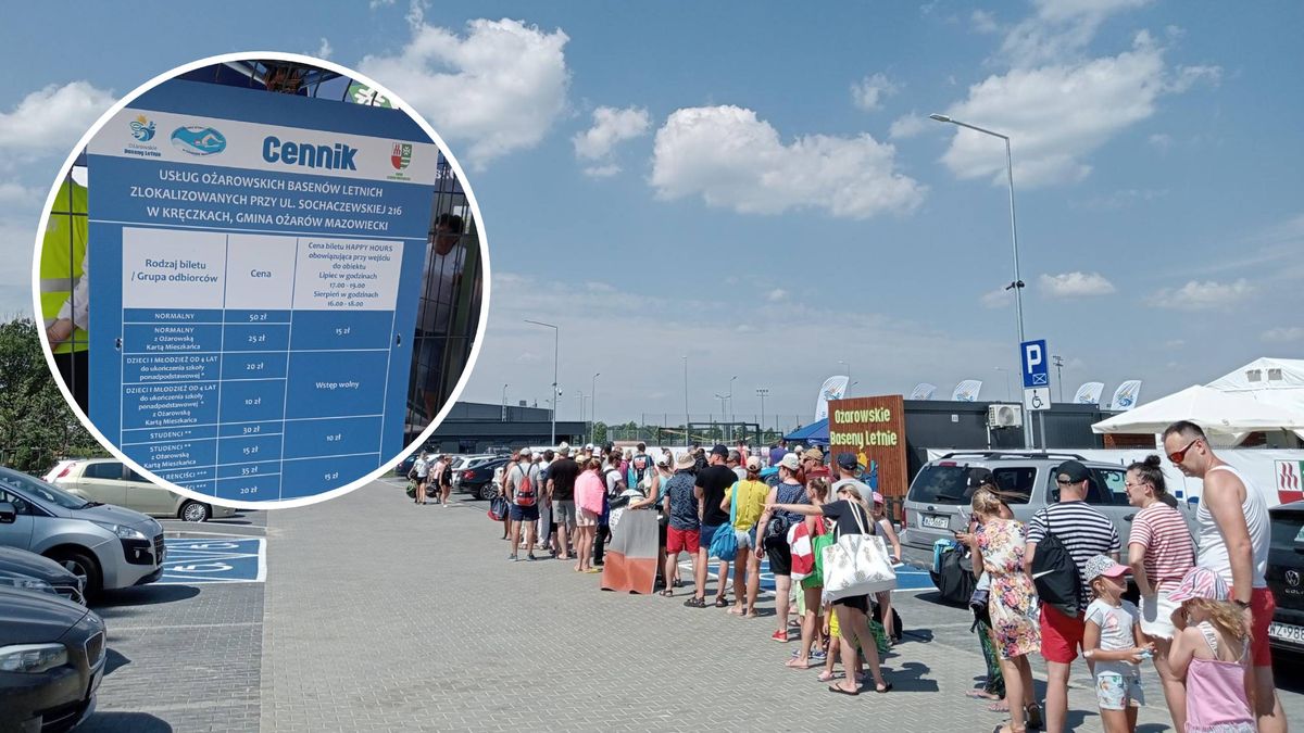 Kolejka do Do Ożarowskich Basenów