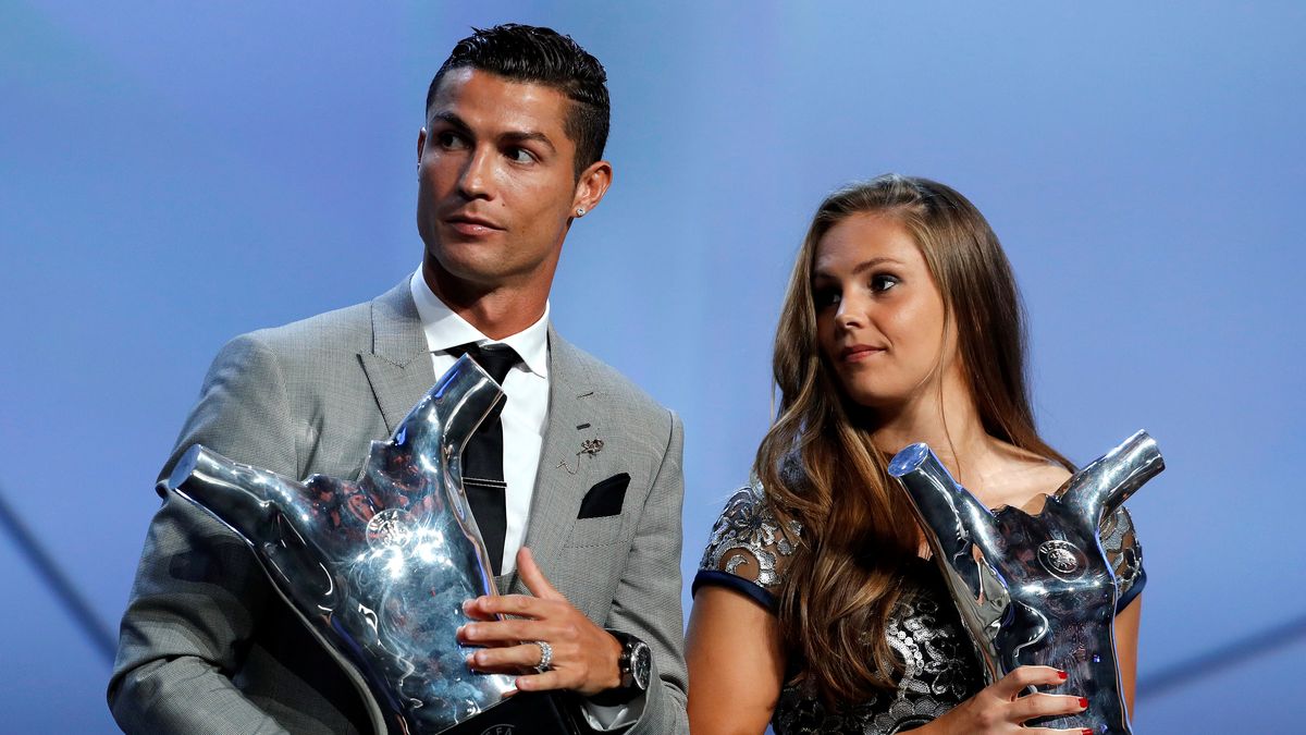 Zdjęcie okładkowe artykułu: Reuters / Cristiano Ronaldo i Lieke Martens