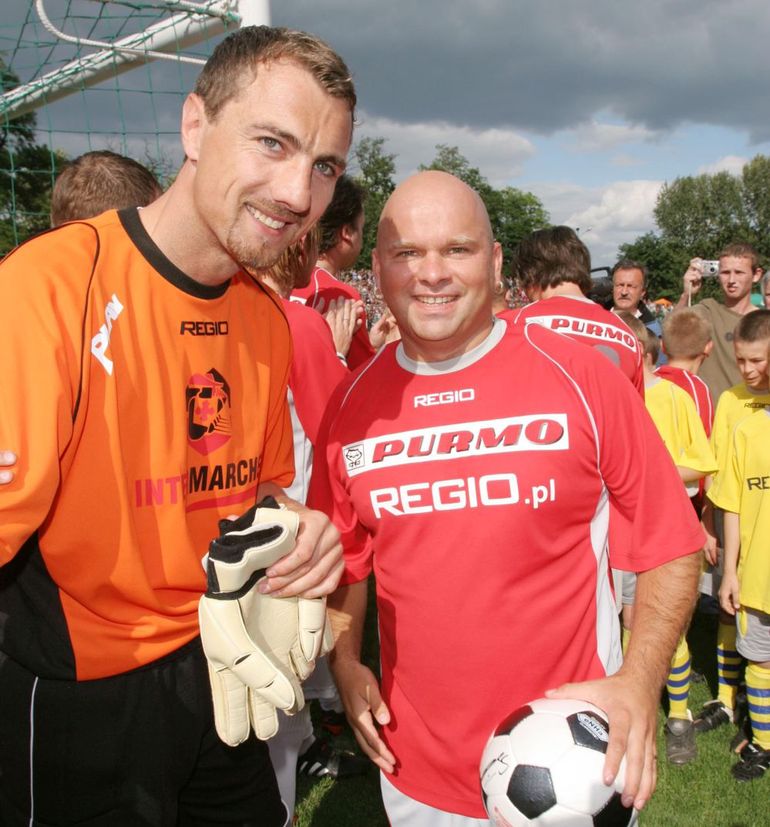 Na zdjęciu: Jerzy Dudek i Klaudiusz Sevković. Fot. JERZY DABROWSKI/ONS.pl