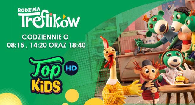 „Rodzina Treflików” od czwartku trzy razy dziennie na Top Kids